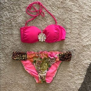 Pink/Jungle Victoria’s Secret Bikini